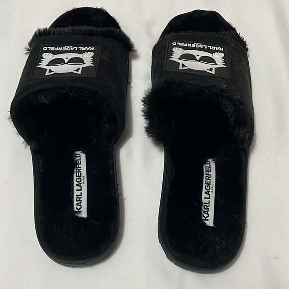 Karl Lagerfeld Paris Cool Cat Slippers - Picture 2 of 5